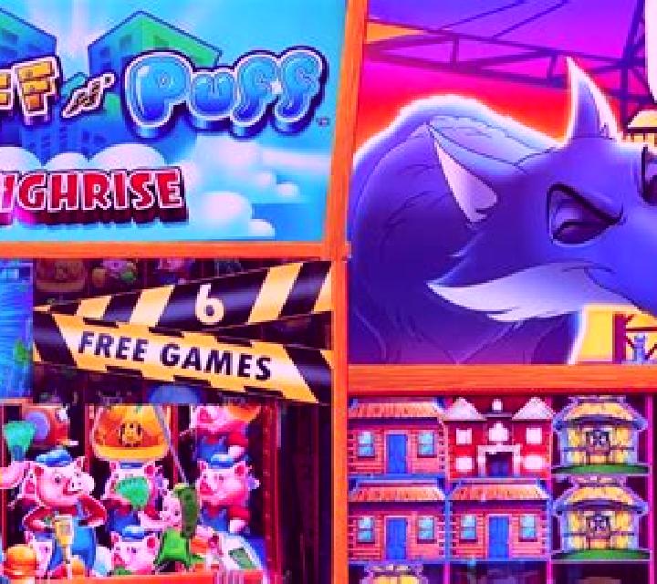 Huff N Puff Highrise slot machine
