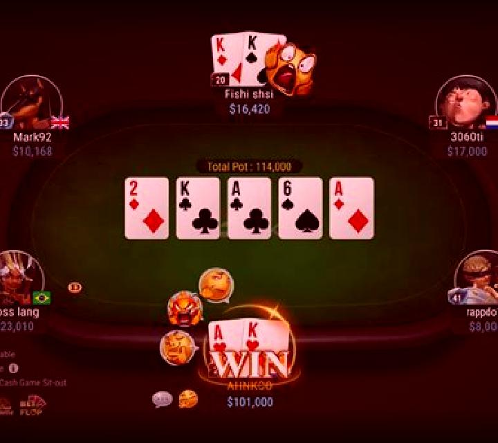 Hundred Player Texas Hold em slot machine