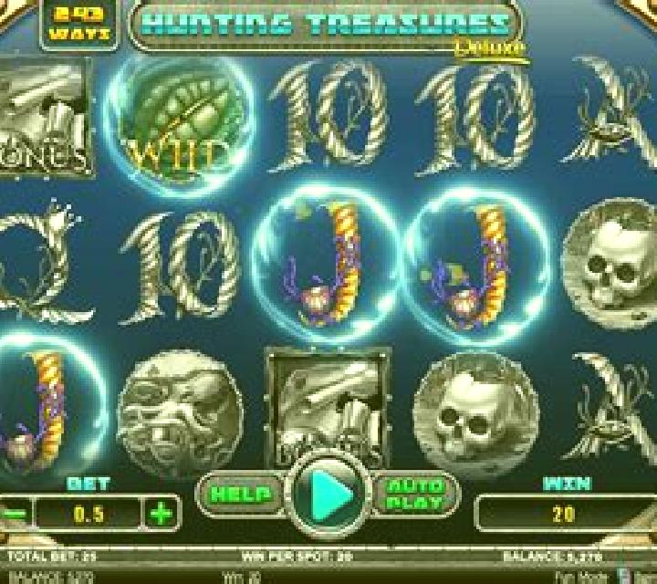 Hunting Treasures Deluxe slot