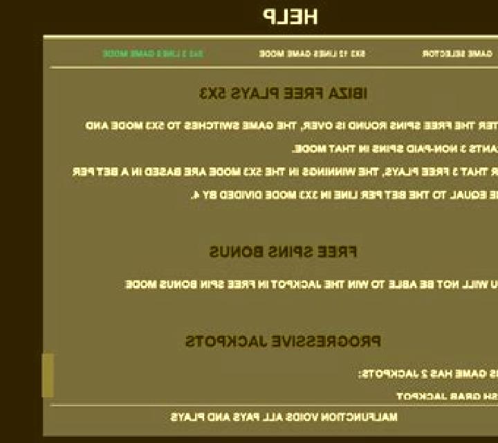 Ibiza slot machine