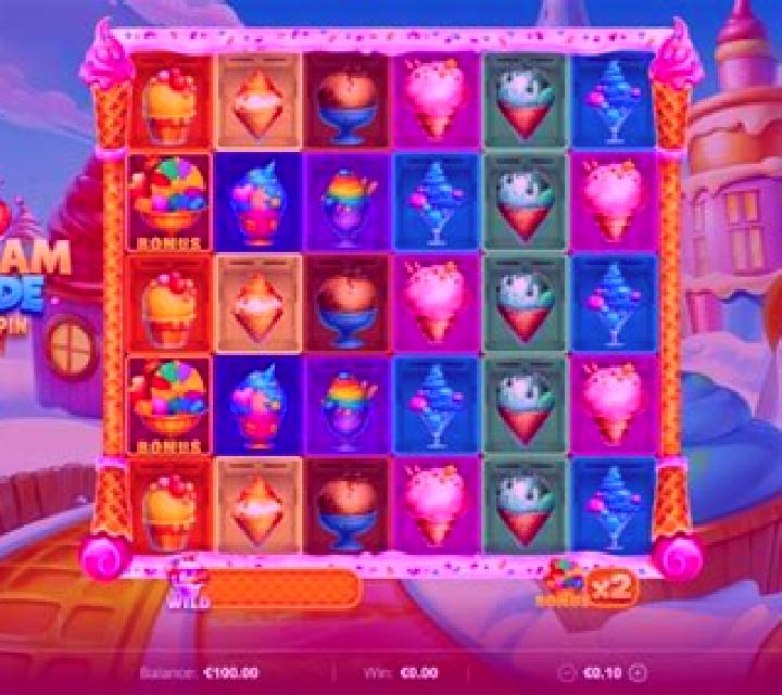 Ice Cream Cascade Drop and Spin slot