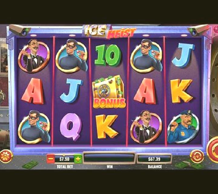 Ice Heist: Play slot machine