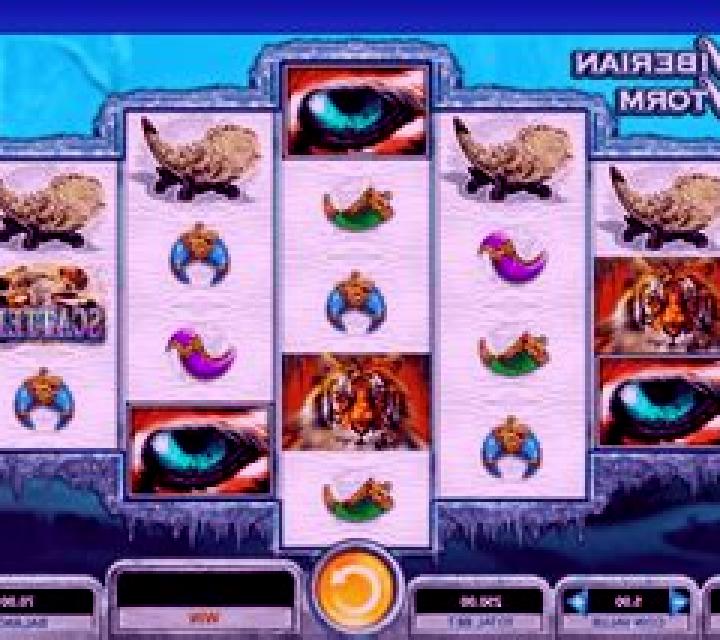 Ice storm slot machine