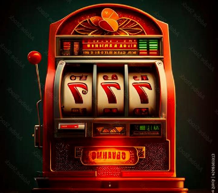 Illuminous slot machine