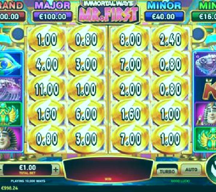 Immortal Ways Mr. First slot machine
