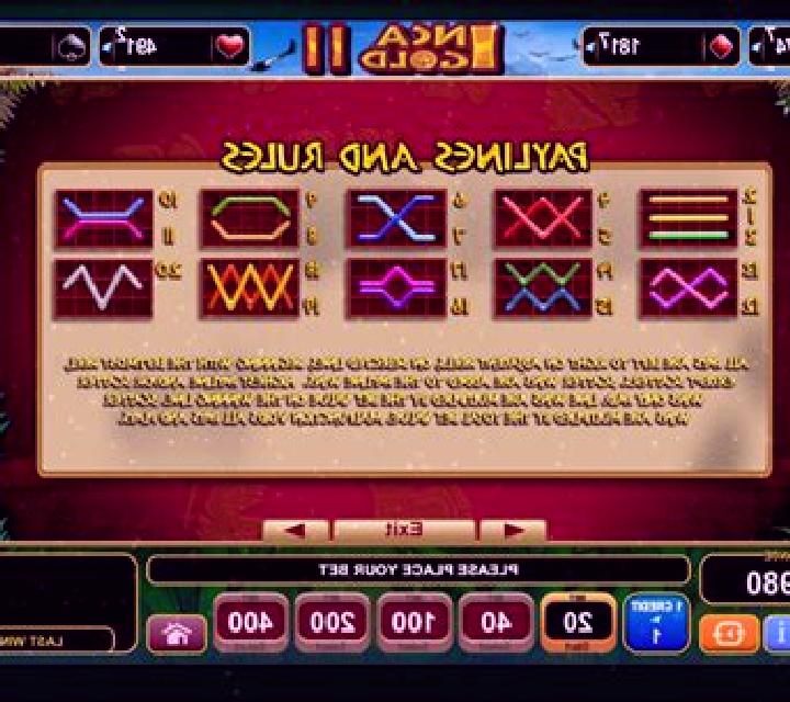 Inca Gold II slot machine