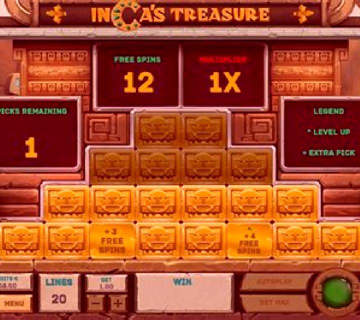 Inca s Treasure slot machine