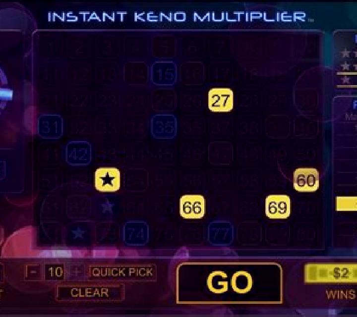 Instant Keno Multiplier online slot