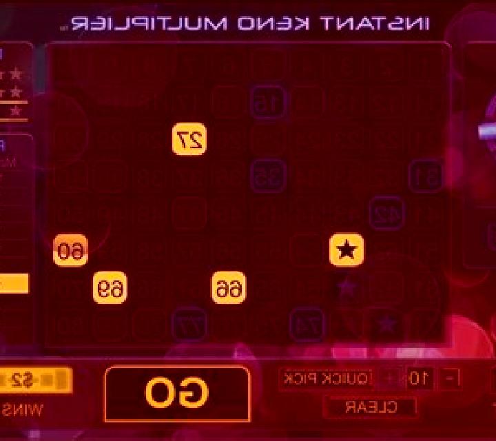 Instant Keno Multiplier slot