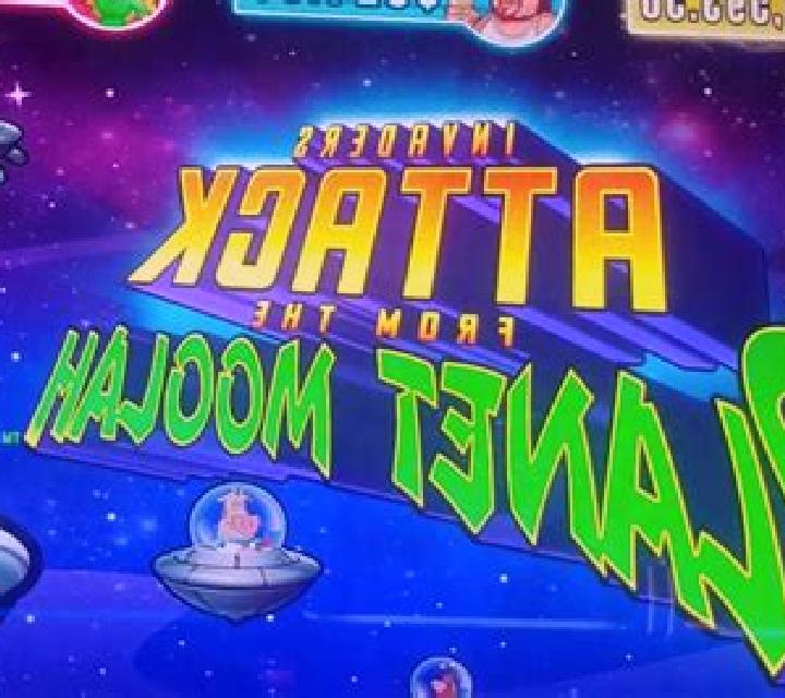 Invaders from the Planet Moolah slot game