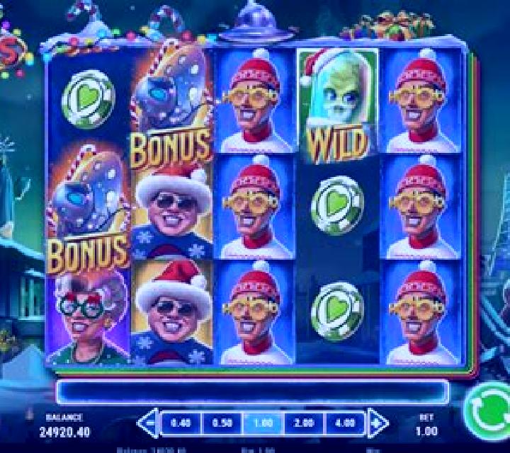Invading Vegas Las Christmas slot game