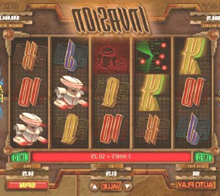 Invasion slot machine