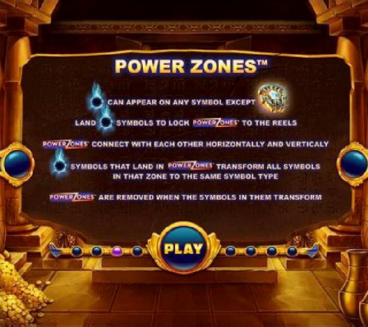 Ishtar Power Zones slot game