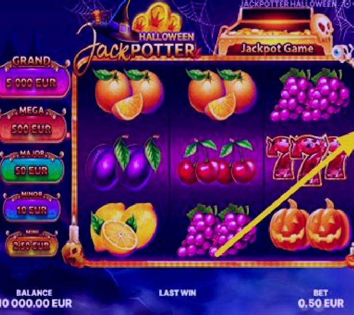 Jack Potter Halloween slot