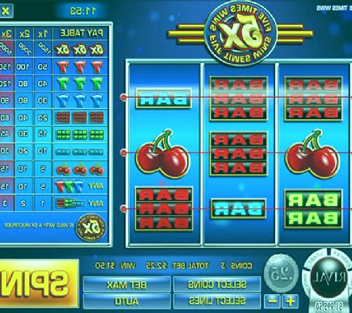 Jackpot 5X Wins slot machine