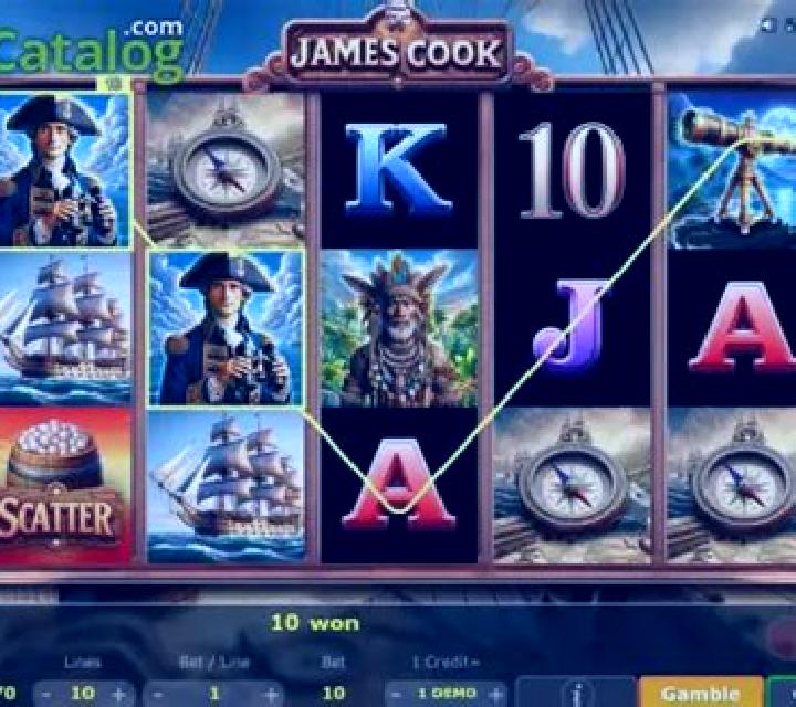James Cook (Five Men Games) slot