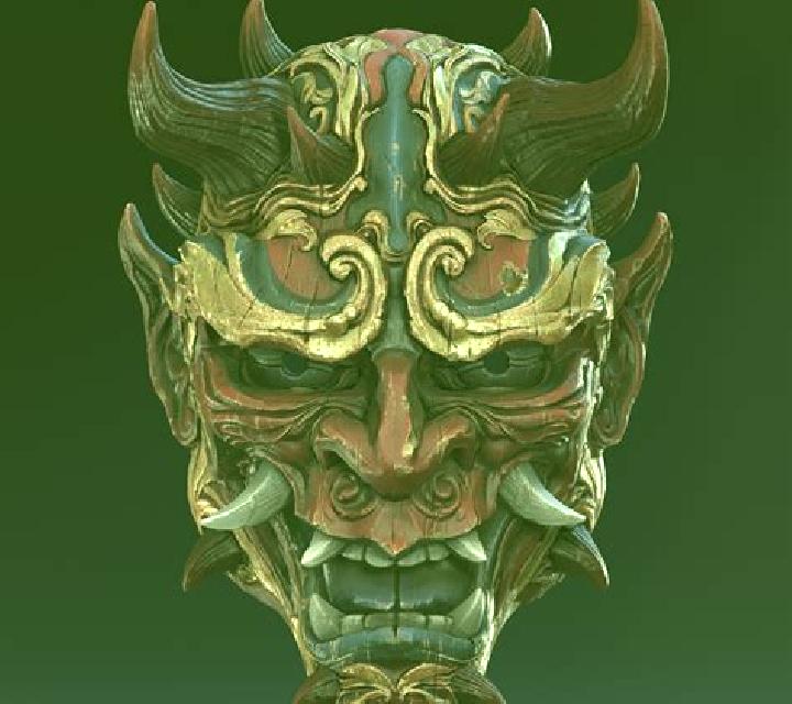 Japanese Mask (Gamatron) slot game