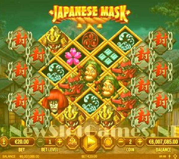 Japanese Mask (Habanero) slot machine
