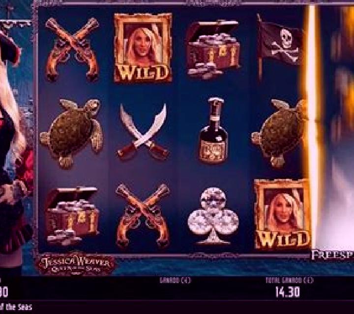 Jessica Weaver Queen of the Seas slot