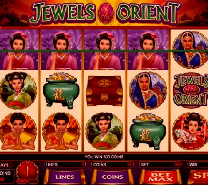 Jewels of the Orient slot machine