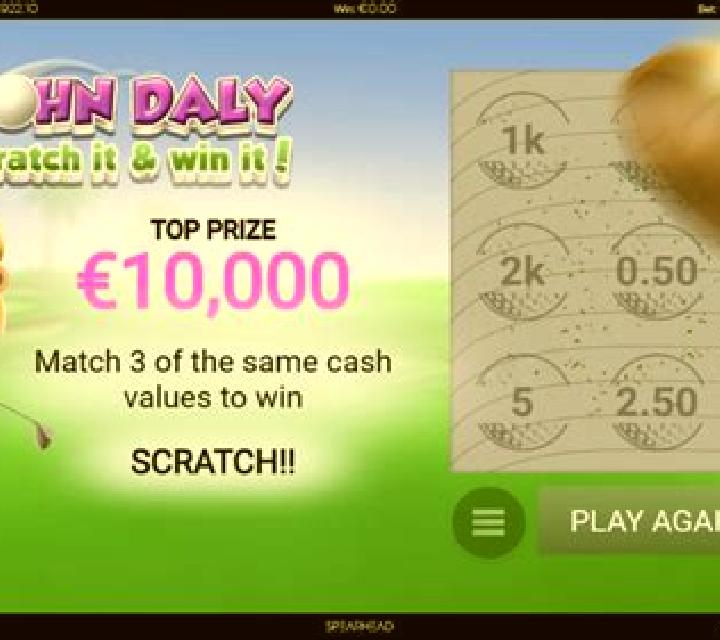 John Daly Scratch It and Win It! slot machine