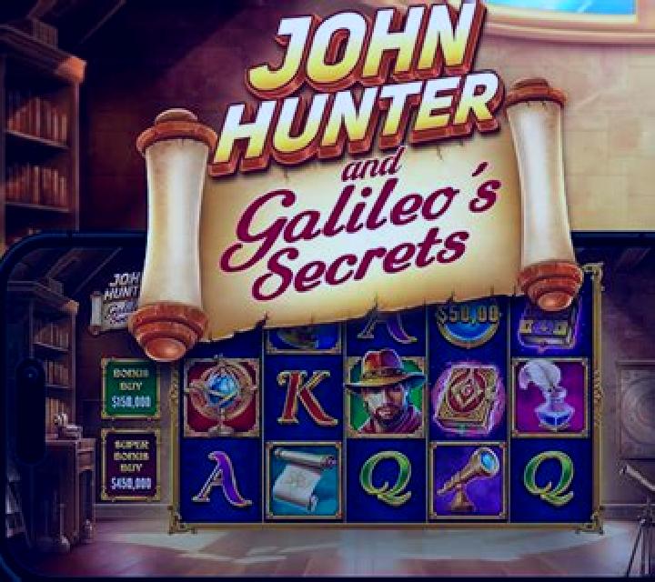 John Hunter and Galileo’s Secrets slot machine