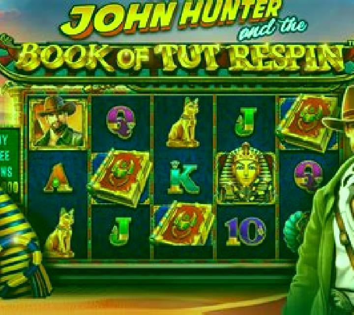 John Hunter and the Book of Tut Respin slot game