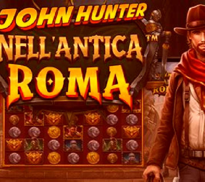 John Hunter nell Antica Roma slot game
