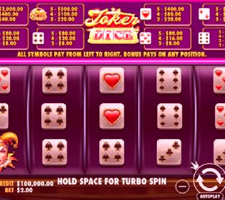 Joker Area Dice slot machine