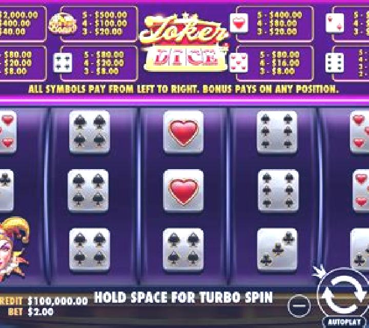 Joker Mania II Street Dice slot game