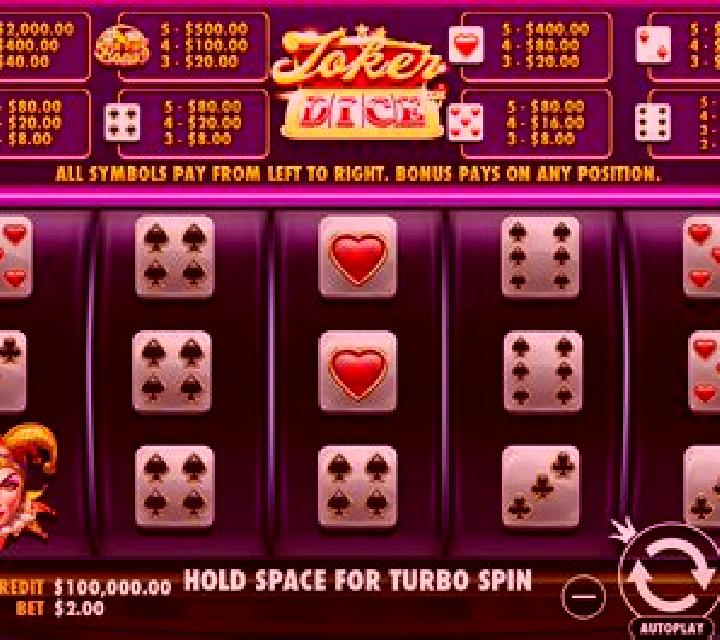 Joker Plus II Street Dice slot game