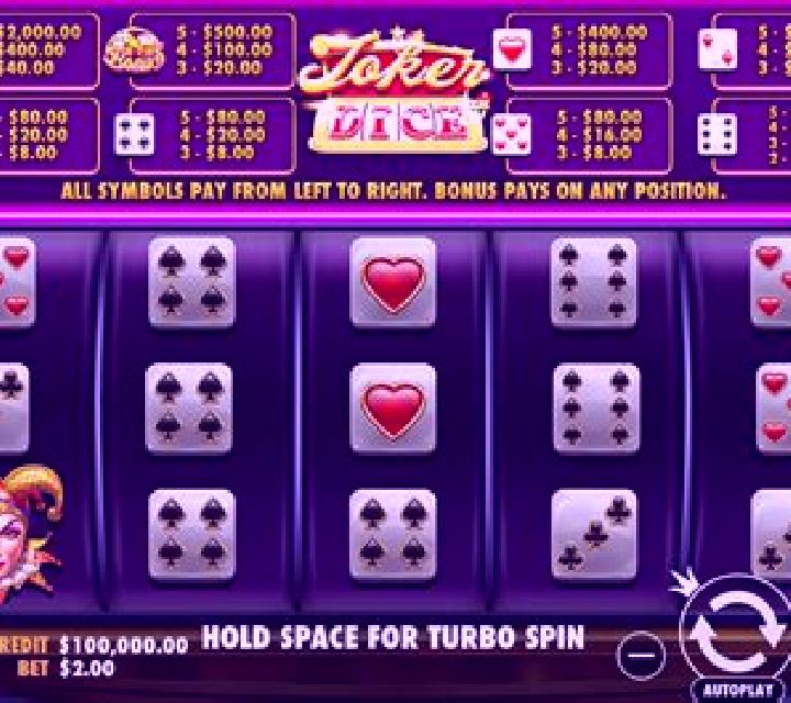 Joker Plus II Street Dice slot machine