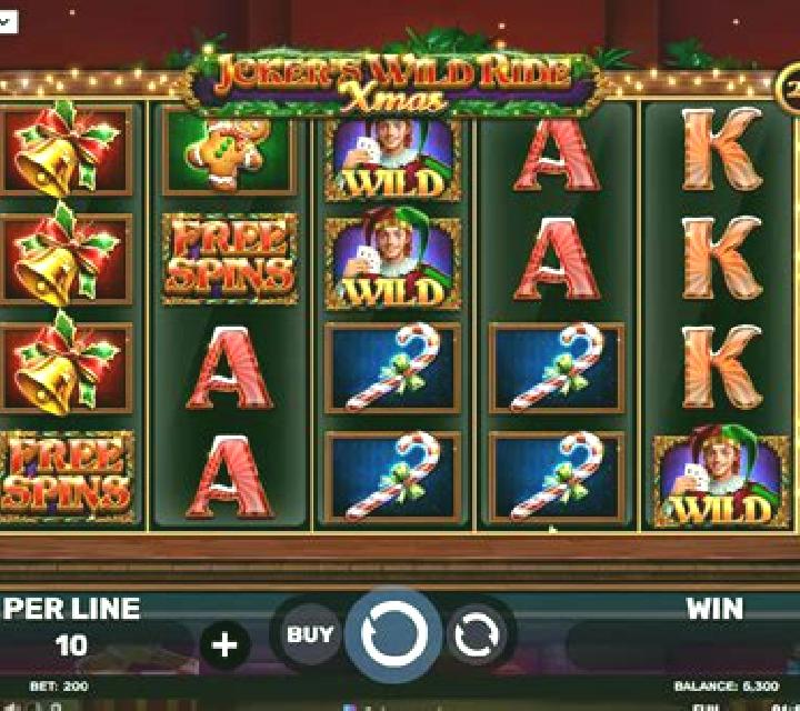 Jokers Charms Xmas slot machine