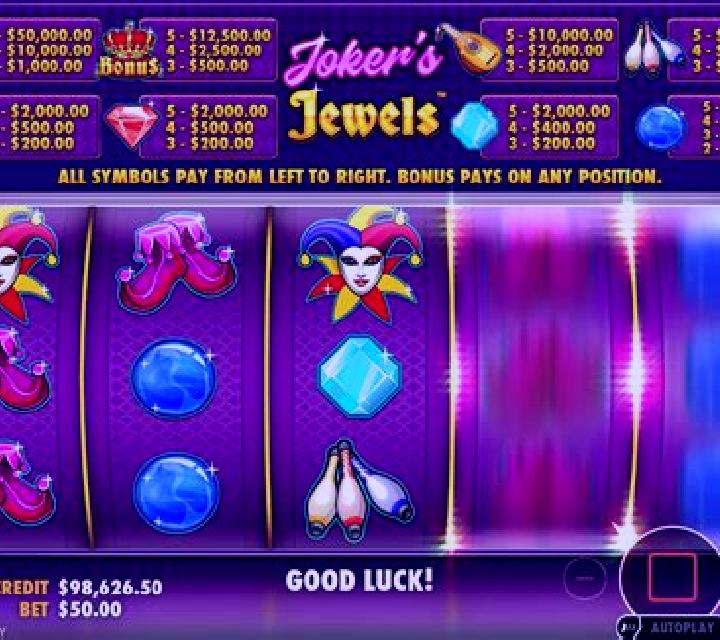Joker s Jewels Dazzle slot machine
