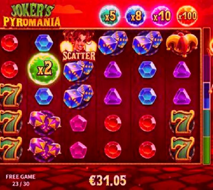 Joker s Pyromania slot game
