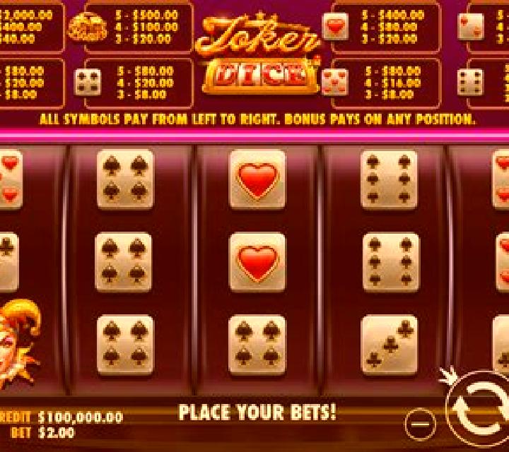 Jokers slot game