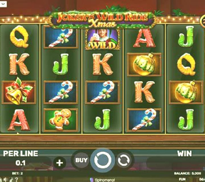 Joker s Wild Ride - Xmas slot game
