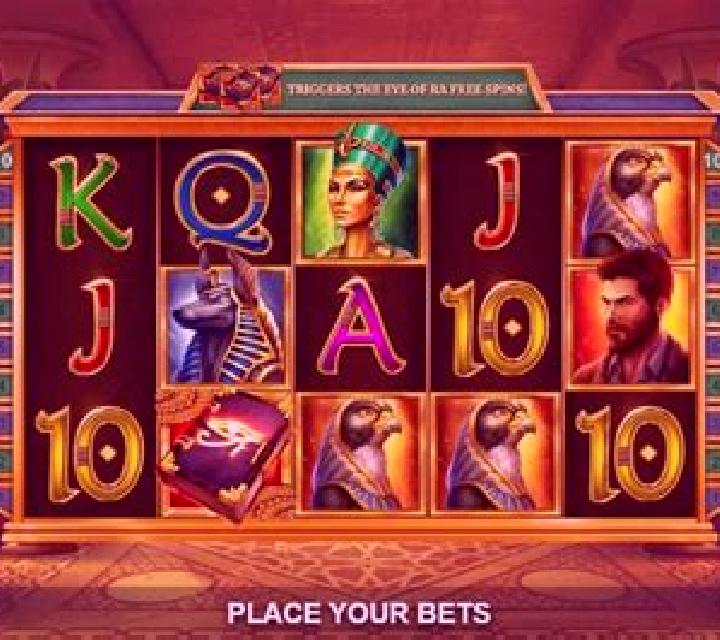 Jonny Ventura and The Eye of Ra slot machine
