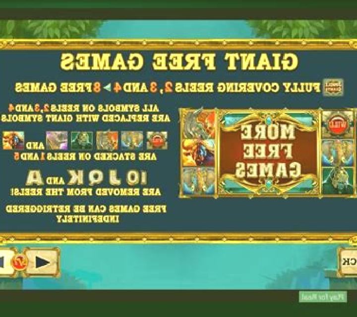 Jungle Giants slot game