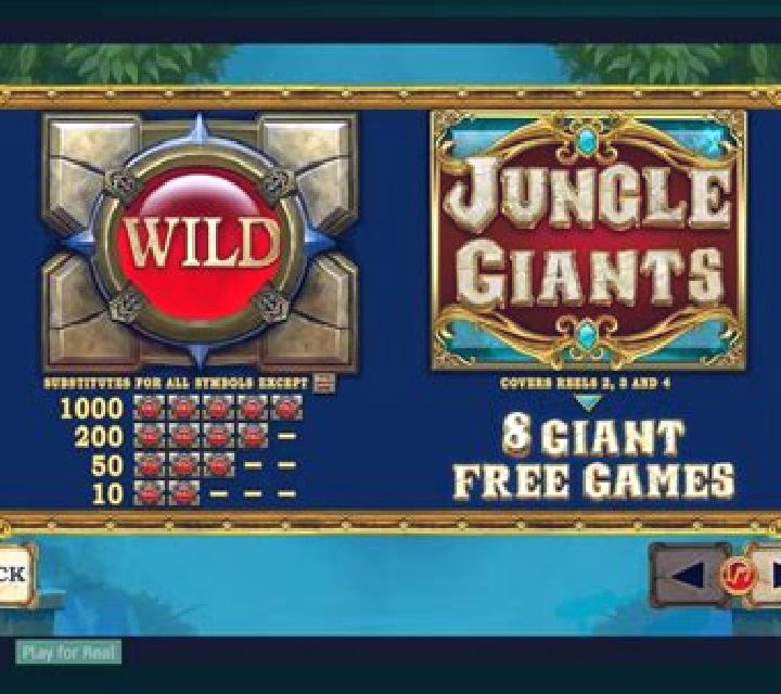 Jungle Giants slot machine