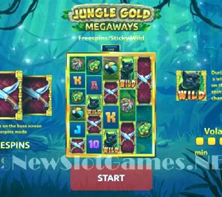 Jungle Gold Megaways slot game