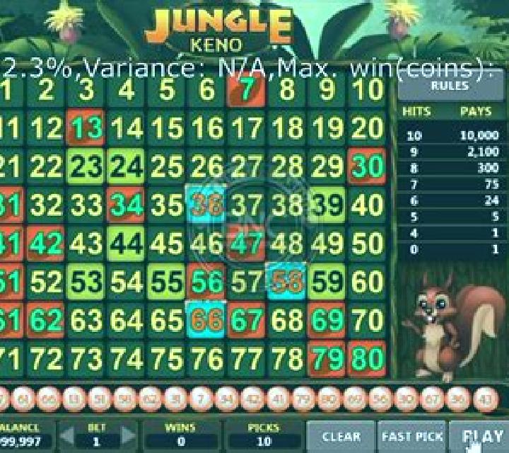 Jungle Keno slot
