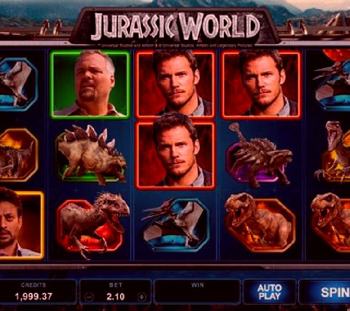 Jurassic World slot game