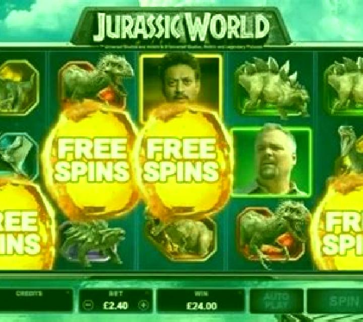 Jurassic World slot machine