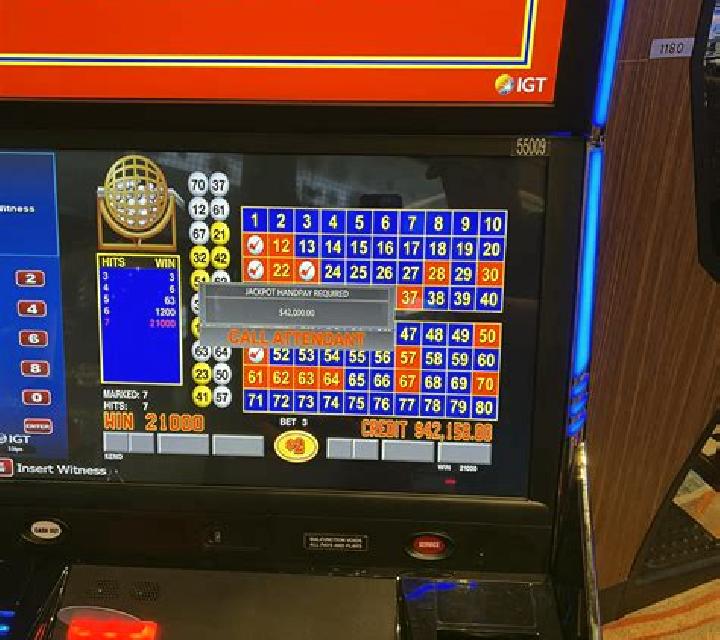 JX Keno slot machine
