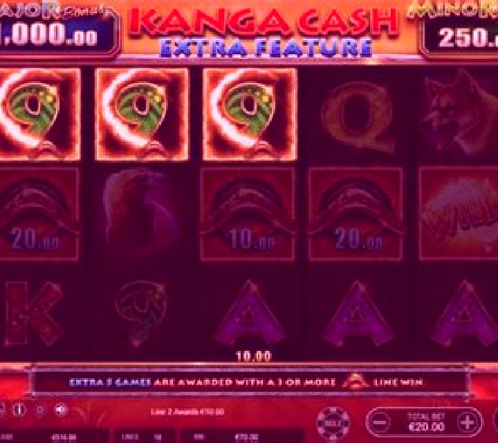 Kanga Cash (Cryptologic) slot machine