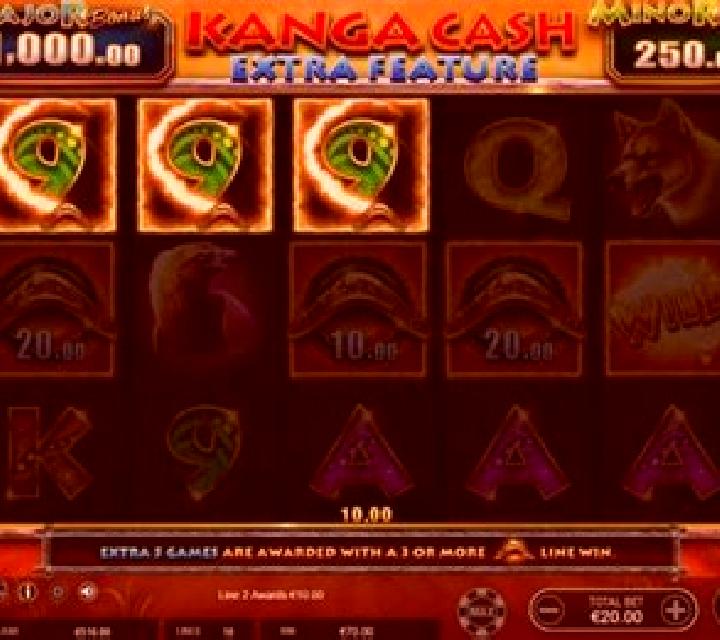 Kanga Cash Extra slot