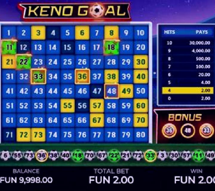 Keno Goal slot