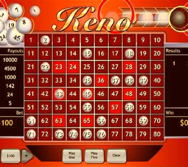 Keno (Playtech) slot game