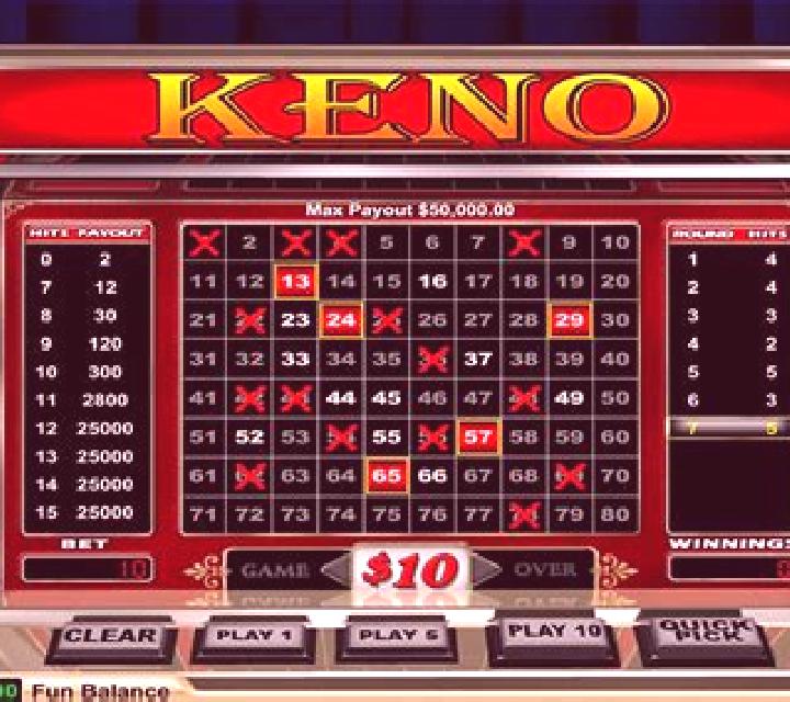 Keno (RTG) online slot